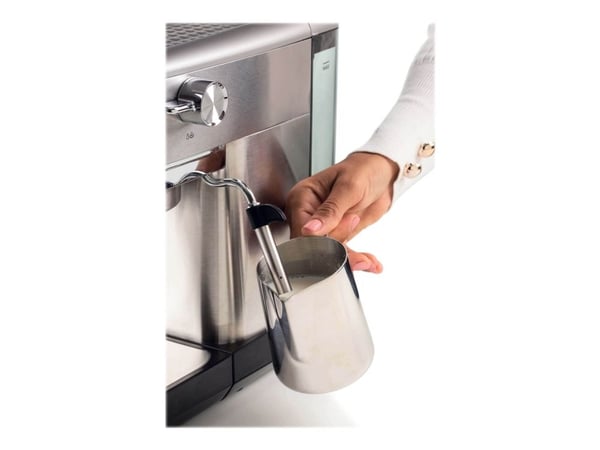 Ariete 1380 - Kaffemaskin med melkeskummer - 15 bar - sølv