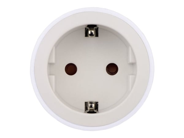 Hama Travel Adapter Plug - Pistokesovitin - Tyyppi B (uros) CEE 7/4 (naaras) - valkoinen - USA