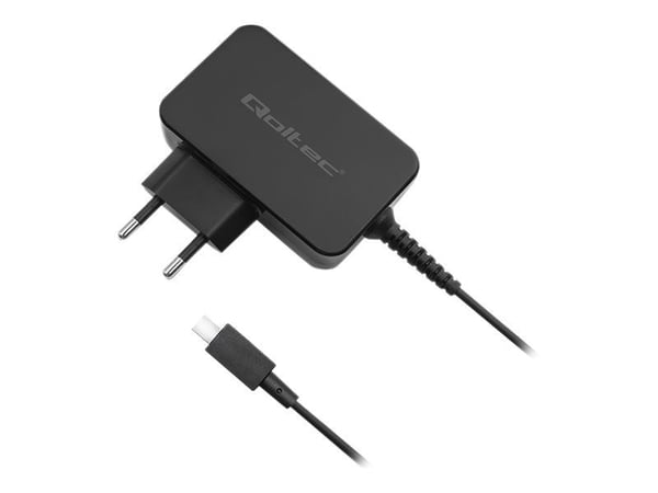 Qoltec - Strømforsyningsadapter - 19 V, 1,75 A, særlig mikro-USB - AC 220-240 V - 33 Watt - sort - for ASUS EeeBook E202SA; X205TA; Transformer Boo...