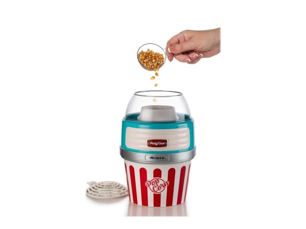 Ariete Party Time 2957 Pop Corn XL - Popkornmaker - 1.1 kW - lys blå