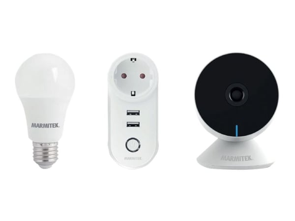 Marmitek Start MA - Aloitussarja - hjemautomatiseringssæt - trådløs - Wi-Fi - 2.4 Ghz Marmitek Start MA - Aloitussarja - hjemautomatiseringssæt - trådløs - Wi-Fi - 2.4 Ghz