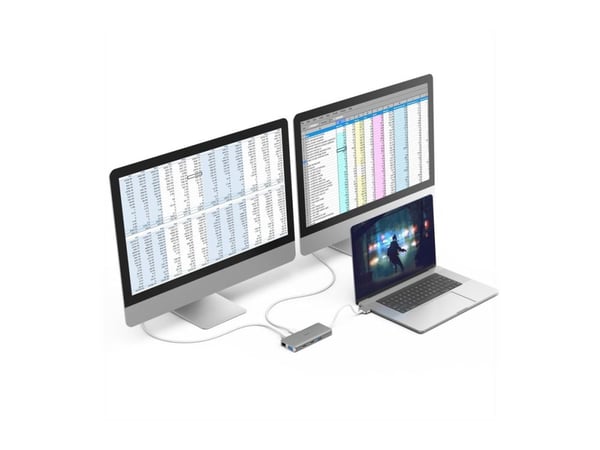 Hama - Dokkingstasjon - USB-C 3.2 Gen 1 - VGA, HDMI - 1GbE - 100 watt