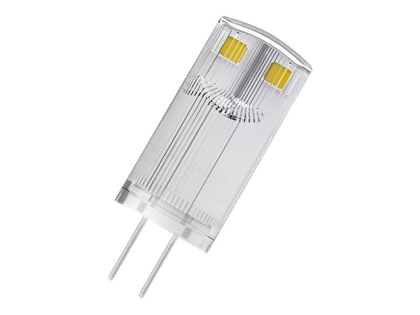OSRAM PIN 10 - LED - form: T12 - G4 - 0.9 W (ekvivalent 10 W) - klasse F - varmt hvitt lys - 2700 K