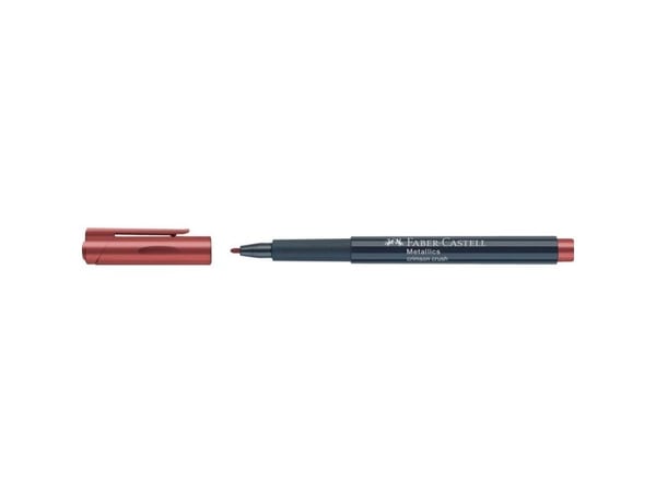 Faber-Castell Metallics - Markør - crimson crush - vannbasert blekk - 1.5 mm