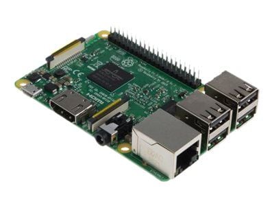 Raspberry Pi 3 Model B - Dator med ett kort - Broadcom BCM2837 / 1.2 GHz - RAM 1 GB - 802.11b/g/n, Bluetooth 4.1 Raspberry Pi 3 Model B - Dator med ett kort - Broadcom BCM2837 / 1.2 GHz - RAM 1 GB - 802.11b/g/n, Bluetooth 4.1