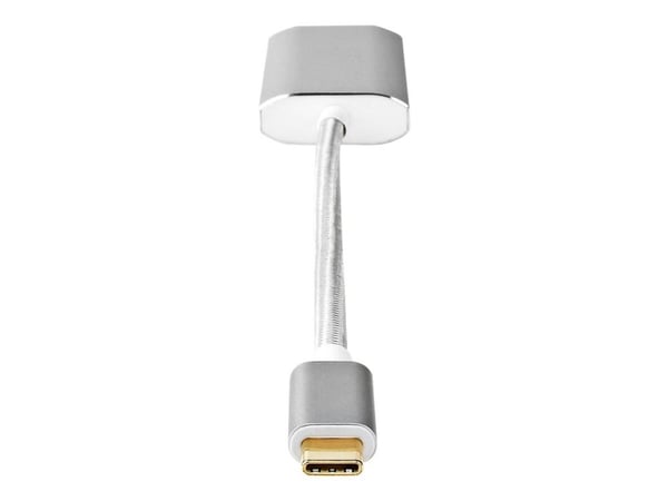 Nedis Fabritallic - USB / DisplayPort-adapter - USB-C (hann) til DisplayPort, USB-C (hunn) - USB 3.2 Gen 1 - 20 cm - formstøpt, rund, 1080p-støtte,...
