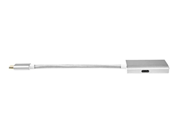 Nedis Fabritallic - USB / DisplayPort-adapter - USB-C (hann) til DisplayPort, USB-C (hunn) - USB 3.2 Gen 1 - 20 cm - formstøpt, rund, 1080p-støtte,...