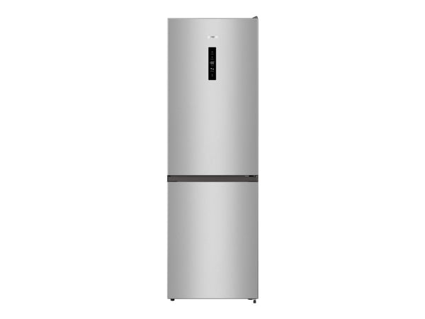 Gorenje NRK6192AS4 - Kjøleskap/fryser - bunnfryser - bredde: 59.5 cm - dybde: 59 cm - høyde: 186 cm - 304 liter - Klasse E - grå