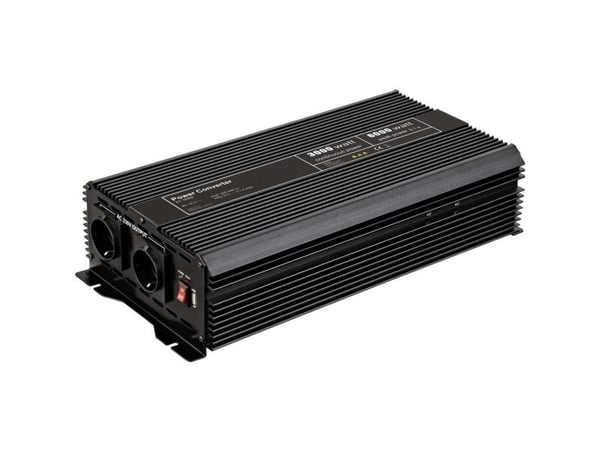 Goobay 58892, Universel, 12 - 13.8 V, 3000 W, 230 V, Sort, DC-AC, DC-AC