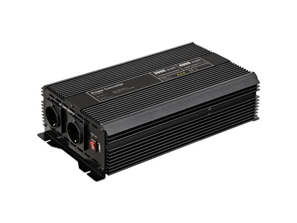 Goobay 58891, Universel, 12 - 13.8 V, 2000 W, 230 V, Sort, DC-AC, DC-AC