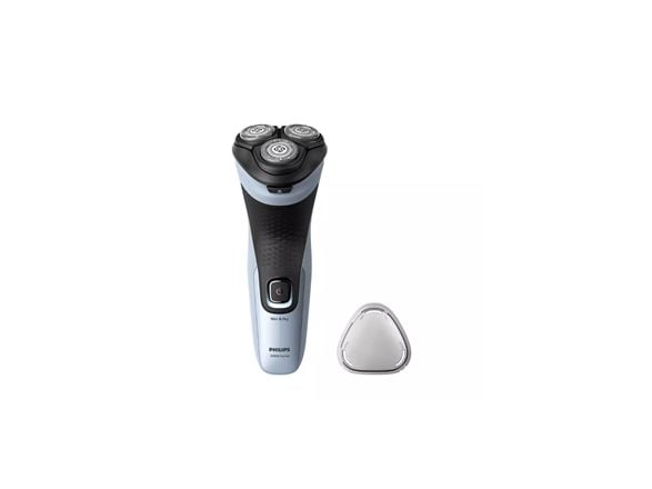 Philips Shaver 3000X Series X3003/00 Sähköparranajokone märkä- ja kuiva-ajoon, Parranajokone kääntyvällä päällä, Musta, Sininen, Akku, Nikkelimetal...