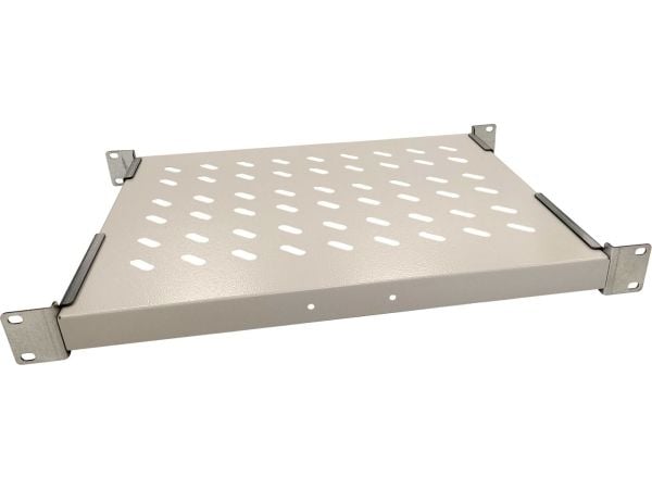 Lanview by Logon - Rack-hylle - skapmonterbar - hvit - 1U - 19"