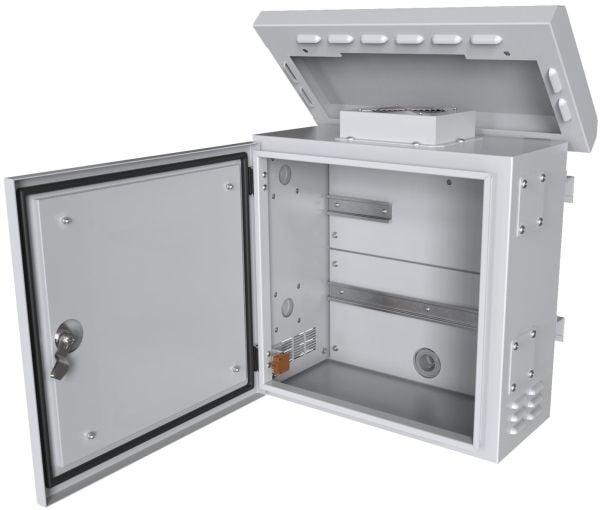Lanview RCCTV006. Rackkapasitet: 0U, Internasjonal beskyttelse (IP)-kode: IP66. Vekt: 23,5 kg. Produktfarge: Hvit (RCCTV006)