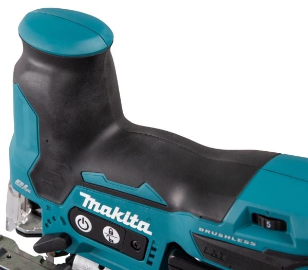 Makita DJV185ZJ, piippukahva, musta, sininen, harjaton, 3000 kierrosta minuutissa, 13,5 cm, 800 kierrosta minuutissa