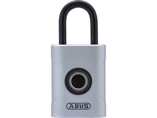 ABUS Touch 57/45 - Hänglås - biometriskt - smart lås - fingeravtryckssensor - silver