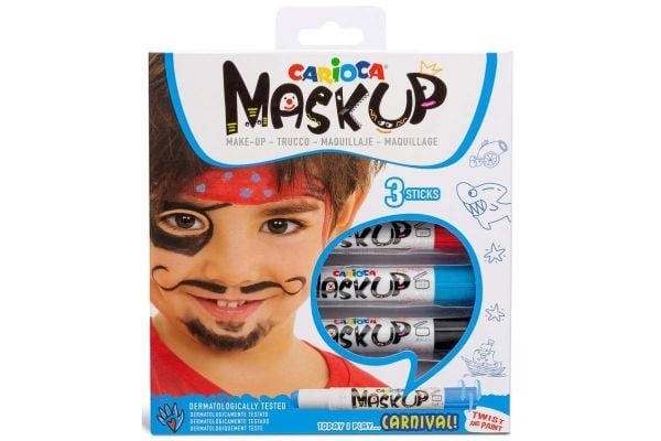 Mask Up sminkefarge blyanter 3 stk, karneval