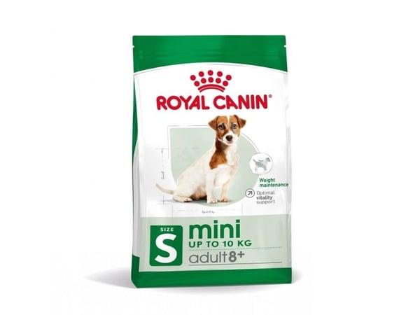 Royal Canin Mini Adult 8+, Senior, Mini (5 - 10kg), Fjærfe, Ris, Grønnsaker, 800 g