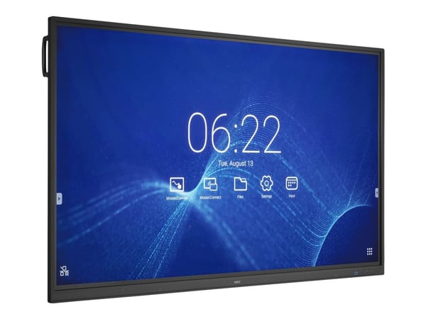 NEC MultiSync CB751Q - 75" Diagonalklasse LED-bakgrunnsbelyst LCD-skjerm - interaktiv - 4K UHD (2160p) 3840 x 2160 - direktebelyst LED - svart