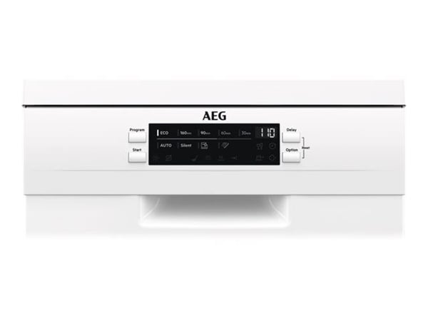 AEG FFB62407ZW - Diskmaskin - bredd: 44.6 cm - djup: 61.5 cm - höjd: 85 cm - vit