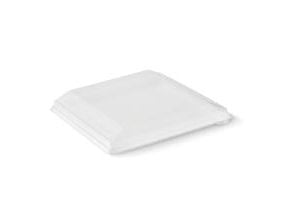 Plastlock Zen Tapas kvadratisk L25xB25xH3,2 cm RPET klar, 2 pk x 60 st/fp