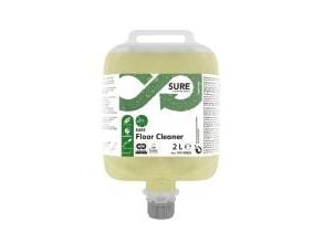 Gulvrengøring Sure Floor Cleaner DVM/DQFM 2ltr Ecolabel u Parfume Manuel/Maskine,3 stk x 2 ltr/krt