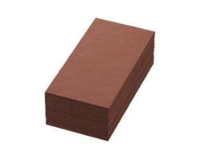 Lautasliina 1/8-kertainen DuniSoft Airlaid 40x40cm Kastanja,6 kpl x 60 kpl/pkt