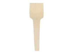 Isspade Verive L70mm Træ Natur,100 stk/ps - (100 stk.)