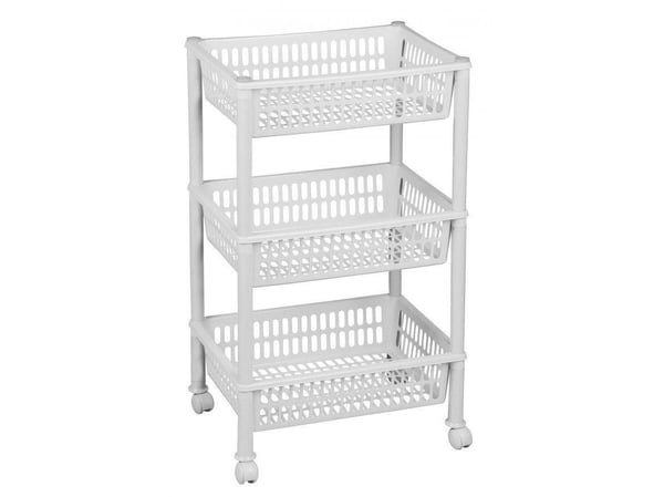 Plast Team Eco vogn med 3 kurver 39,4x29x16,5/68,5 cm...
