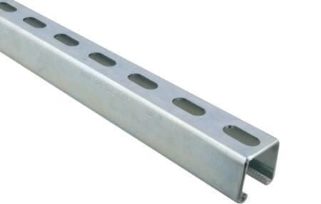 WALRAVEN BIS RapidStrut® Profilskinne pre-galvaniseret, højde 21mm, bredde 41mm, 2,5mm, længde 6m - (6 meter)