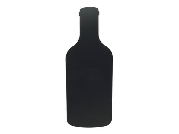 Securit FB-BOTTLE, 300 x 500 mm, Melamine, Harpiks, Velcro mappe, Svart