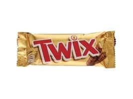 Chokoladebar Twix, 50 g, pakke a 32 stk.