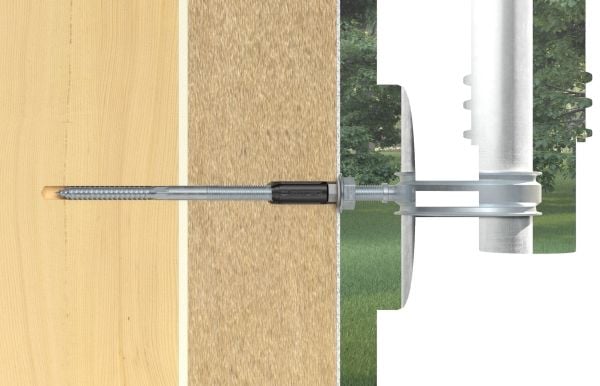 Fischer 45705, Skrue- og veggpluggsett, Murstein, Betong, M10, 1,2 cm, 22 cm, 20 stykker