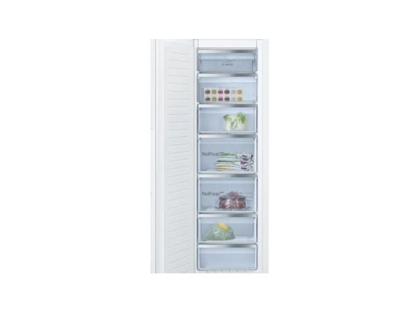 Bosch Serie | 6 GIN81ACE0 - Fryser - stående - innebygd - fordypning - bredde: 56 cm - dybde: 55 cm - høyde: 177.5 cm - 212 liter - Klasse E