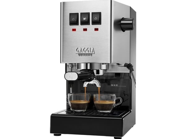 Gaggia Classic E24 RI9481/11 - Kaffemaskin med melkeskummer - 15 bar - børstet rustfritt stål