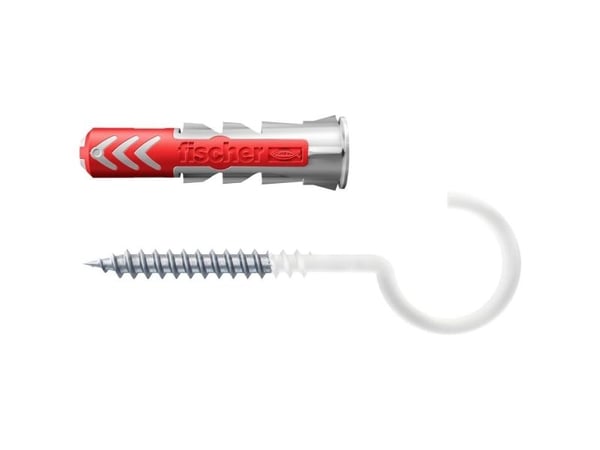 Fischer 535484, Skrue- og veggpluggsett, Murstein, Betong, 50 mm, 1 cm, 6 cm, 1,25 cm