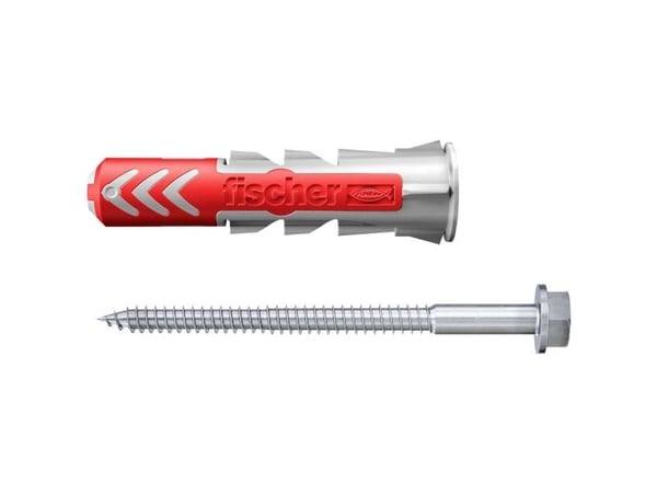 Fischer DUOPOWER 10 x 50 S, Rund, Metall, Plast, 5 cm, 5 cm, 1 cm, 7 cm