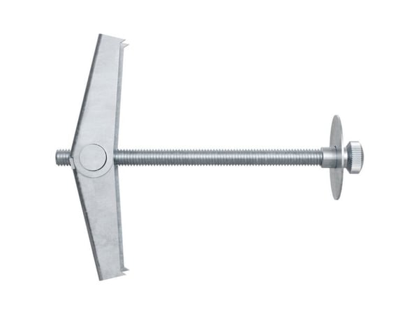 Fischer 84341, Hult vegganker (molly), Murstein, Betong, Gipsfiberplate, Gipsplater, Metall, Sølv, CE, 105 mm