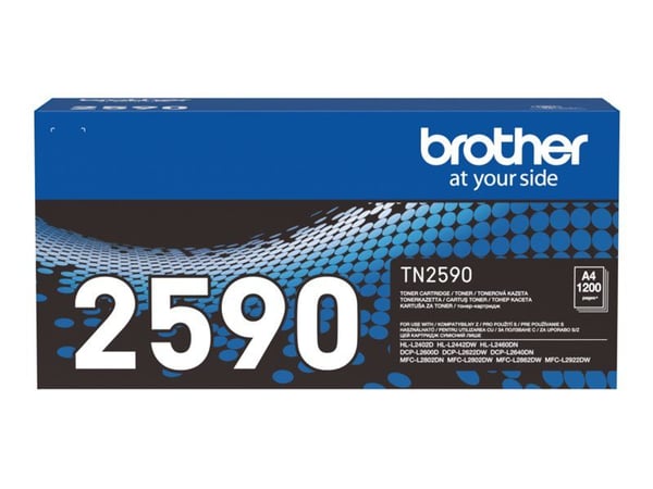 Brother TN2590 - Svart - original - box - tonerkassett - för Brother MFC-L2922DW