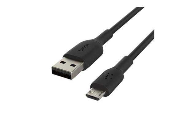 Belkin BoostCharge - USB-kabel - Micro-USB type B (hann) til USB (hann) - 1 m - svart