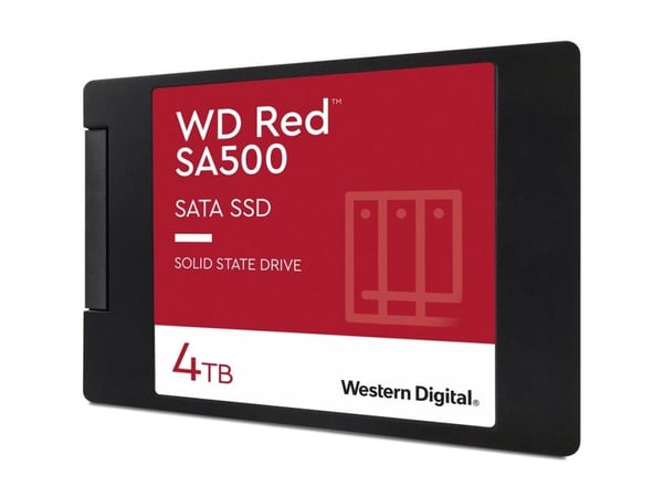 WD Red SA500 WDS400T2R0A - SSD - 4 TB - inbyggd - 2.5" - SATA 6Gb/s