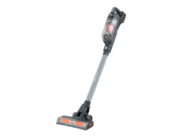 BLACK+DECKER POWERSERIES+ BHFEA18D1 - Dammsugare - skaft/handhållen (2-i-1) - utan påse - sladdlös - orange/grå - 1 batteri, laddare medföljer