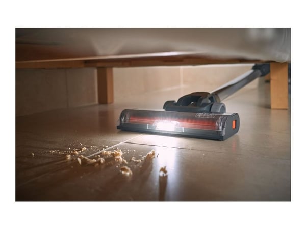 BLACK+DECKER POWERSERIES+ BHFEA18D1 - Dammsugare - skaft/handhållen (2-i-1) - utan påse - sladdlös - orange/grå - 1 batteri, laddare medföljer