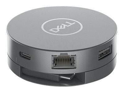 DELL DA305, Langallinen, USB 3.2 Gen 2 (3.1 Gen 2) Type-C, 10,100,1000 Mbit/s, Hopea, 3840 x 2160 pikseliä, Dell