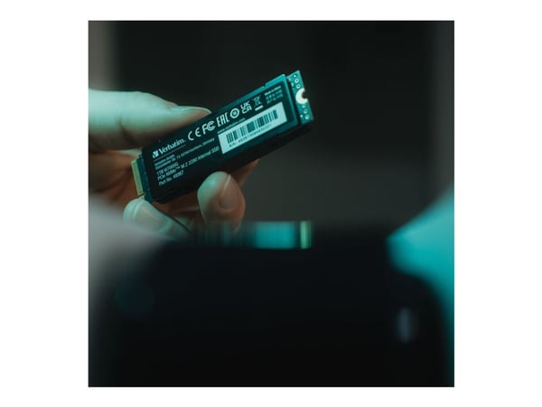 Verbatim Vi7000G - SSD-levy - 1 TB - NVMe - sisäinen - M.2 2280 - PCIe 4.0 x4 - integeret kølelegeme