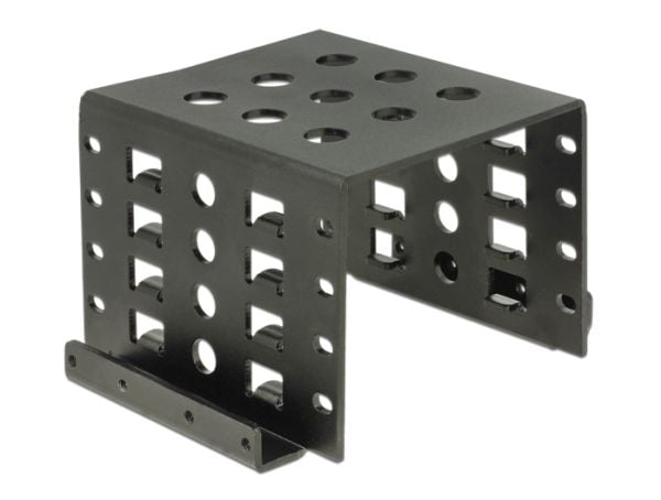 Delock - Uttagbar harddiskramme - 3.5" to 4 x 2.5" - svart