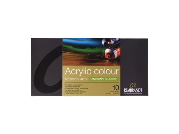 Rembrandt akrylfargesett landskap | 10 x Rembrandt akrylfargesett landskap | 10 x