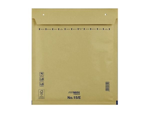 Boblepose, 15/E, 240 x 275 mm indre dim: 265 x 220 mm, Kort side åben peel&seel, Skræl og forsegl, b