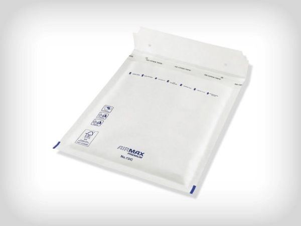 Boblepose, 13/C, 170 x 225 mm indre dim: 215 x 150 mm, Kort side åben peel&seel, Skræl og forsegl, h Boblepose, 13/C, 170 x 225 mm indre dim: 215 x 150 mm, Kort side åben peel&seel, Skræl og forsegl, h