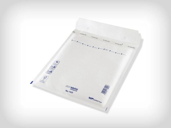 Boblepose, 15/E, 240 x 275 mm indre dim: 265 x 220 mm, Kort side åben peel&seel, Skræl og forsegl, h