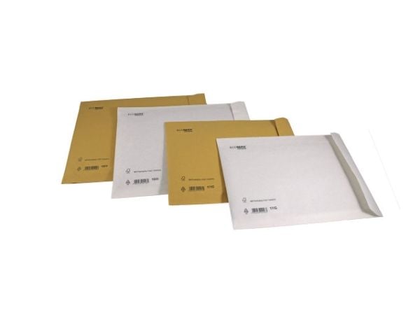 Kuplapussi Ecomax 140x225mm ruskea nro 12/B sisäpuoli 115x215mm 200kpl/pakkaus